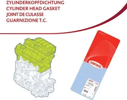 83403286 Uszczelka głow. MLS VAG 1.0TSI + CORTECO підбір по vin на Brocar