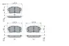 0986494905 Гальмівні колодки дискові HUYNDAY/KIA Ceed/i40/Soul//Kona/Tucson/Sportage &#039;&#039;F &#039;&#039;1.6-2.0 &#039;&#039;13&gt;&gt; BOSCH підбір по vin на Brocar
