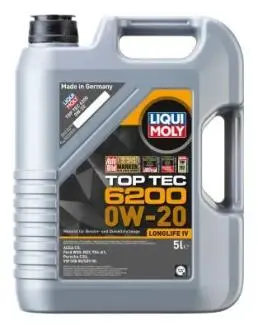 20789 Олива моторна TOP TEC 6200 SAE 0W-20 5л LIQUI MOLY підбір по vin на Brocar