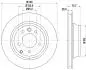 8DD355129761 Диск тормозной (задний) Porsche Cayenne/VW Touareg 3.0-4.2 TDI 02- (330x28) HELLA підбір по vin на Brocar
