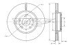 TX7322 TARCZA HAMULC. MAZDA 6 07-13 PRZÓD TOMEX підбір по vin на Brocar