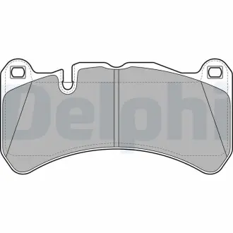 LP2053 Комплект тормозных колодок, дисковый тормоз LP2053 DELPHI DELPHI підбір по vin на Brocar