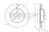 TX7363 TARCZA HAMULC. JEEP COMPASS 06- TOMEX підбір по vin на Brocar