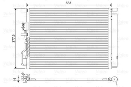 822612 Skraplacz TUCSON SPORTAGE VALEO підбір по vin на Brocar