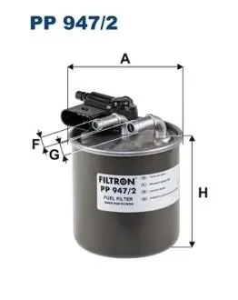 PP9472 FILTR PALIWA INFINITY FILTRON підбір по vin на Brocar