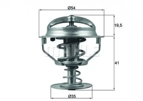 TX16482D Termostat FORD BEHR підбір по vin на Brocar