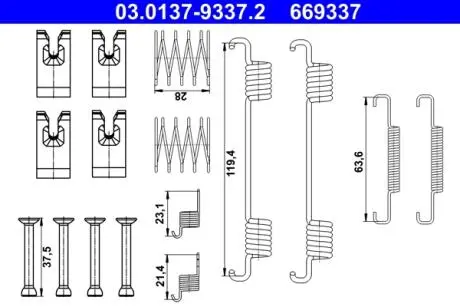 03013793372 ZEST.MONT.SZCZĘK LAND ROVER DISCOVERY IV 3.0 13- ATE підбір по vin на Brocar