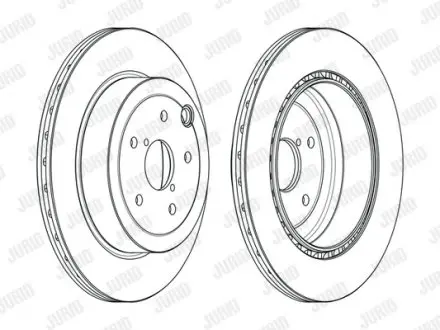 563108JC TARCZA HAM./TYŁ/ SUBARU IMPREZA 2,5 WRX STI 07- JURID подбор по vin на Brocar