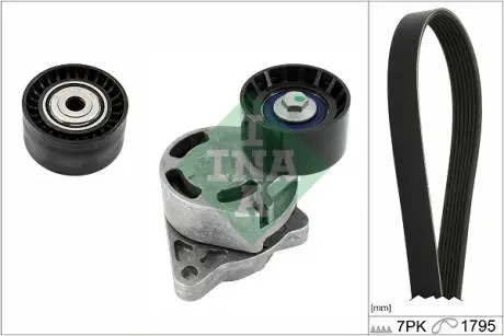 529043510 ZESTAW PASKA PK NISSAN INTERSTAR 02- INA подбор по vin на Brocar