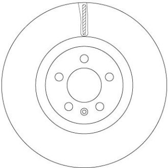 DF6983S TARCZA HAM. VW POLO VI 2.0 17- TRW підбір по vin на Brocar