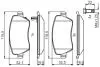 0986495485 SUZUKI Тормозные колодки передн.Swift,SX4,Opel Agila 05-,Nissan Note,Micra 05- BOSCH підбір по vin на Brocar