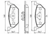 0986495454 Колодки гальмівні (передні) VW Caddy 03- BOSCH підбір по vin на Brocar