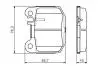0986495440 Тормозные колодки задн.(без датч.) DB W163 (ML-klasse) BOSCH підбір по vin на Brocar