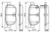 0986495286 Тормозные кол. зад. Toyota Yaris, IQ, AURIS 07 - BOSCH підбір по vin на Brocar