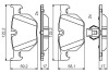 0986495481 Гальмівні колодки задн. BMW E90 E60 E70 2,0-3,0 BOSCH підбір по vin на Brocar