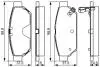0986495326 MITSUBISHI Тормозные колодки задн.Carisma 95- BOSCH підбір по vin на Brocar