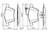 0986494415 Тормозные колодки перед. VW T4 (с датч.) BOSCH підбір по vin на Brocar