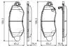 0986495443 Гальмівні колодки передні TRANSIT 00- BOSCH підбір по vin на Brocar