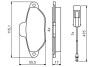 0986495475 Тормозные колодки передние Punto 93- BOSCH підбір по vin на Brocar