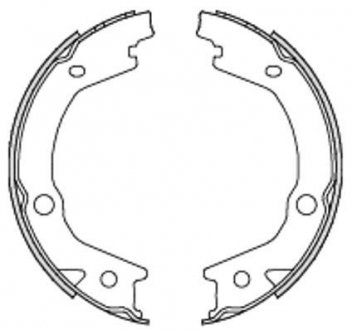 Z469700 Колодки гальмівні барабанні WOKING підбір по vin на Brocar