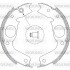 Колодки гальмівні барабанні Z4148.00