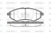 P886300 Колодки тормозные WOKING підбір по vin на Brocar