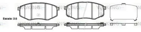 P1526302 Колодки тормозные WOKING подбор по vin на Brocar