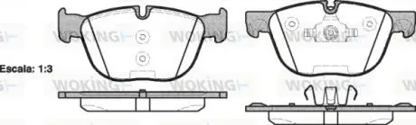 P1397300 Колодки гальмівні WOKING підбір по vin на Brocar