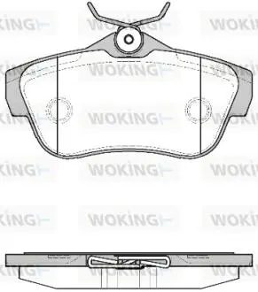 P1399300 Колодки гальмівні WOKING підбір по vin на Brocar