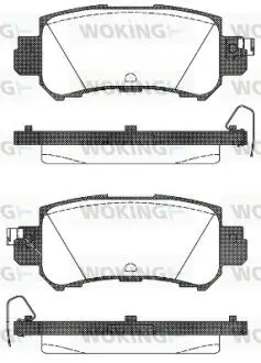 P1407300 Колодки тормозные WOKING подбор по vin на Brocar