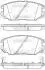 P1304312 Колодки тормозные WOKING підбір по vin на Brocar