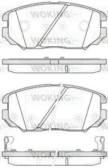 P1304312 Колодки гальмівні WOKING підбір по vin на Brocar