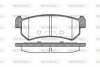 P1148300 Колодки тормозные WOKING підбір по vin на Brocar