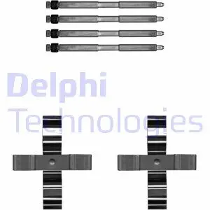 LX0703 Монтажний компл., гальм.колодка DELPHI підбір по vin на Brocar