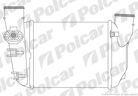 1325J81 Радіатори повітря (Інтеркулери) POLCAR підбір по vin на Brocar