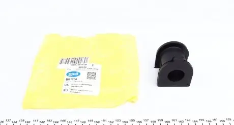 BG1206 Втулка стабилизатора (переднего) Toyota Land Cruiser Prado 02-09 (d=27mm) BELGUM підбір по vin на Brocar