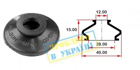 BG0124 Пыльник тяги рулевой поперечной BMW 5(E39)/7(E38) (28х12x15) BELGUM подбор по vin на Brocar