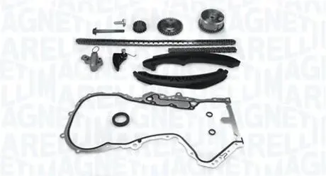 341500000580 MARELLI К-кт цепи ГРМ Audi A1/3,Seat,Skoda Fabia II,Octavia II,Rapid,Roomster,GolfV,VI,Jetta III,IV,Passat,Sharan,Tiguan,Touran 1.4/1.6TSI MAGNETI MARELLI підбір по vin на Brocar