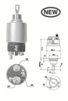 940113050554 MARELLI Втягивающее реле стартера CITROEN Jumper 2,0 9-, Berlingo1,8 -97 MAGNETI MARELLI подбор по vin на Brocar
