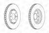 562131CH Диск тормозной передн. C5 I,II,Xantia 2.0/2.0T/1.9TDI/2.0HDI 98- CHAMPION підбір по vin на Brocar