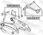 1929005KIT ŚRUBA WAHACZA BMW 1 E81 2006-2011 MIMOŚRODOWA Z NAKRĘTKĄ FEBEST підбір по vin на Brocar