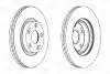 562430CH Диск тормозной передний (кратно 2шт.) Toyota Auris (06-12), Avensis (03-08), Corolla (03-09) (562430CH) CHAMPION CHAMPION підбір по vin на Brocar