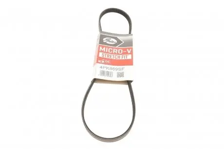 4PK869SF PASEK WIELOROWKOWY 4PK869 BMW X5 4,8 GATES подбор по vin на Brocar