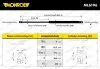 ML6196 Газовий амортизатор CITROEN C3 II MONROE підбір по vin на Brocar