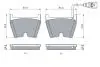 0986424613 KLOCKI HAM. AUDI P. A3/A4/A5/TT 2,5-2,9 QUATTRO 16- BOSCH підбір по vin на Brocar