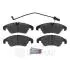 BP12749 KLOCKI HAMULCOWE AUDI A6 (4G2 4GC C7) A6 ALLROAD (4GH 4GJ C7) A6 AVANT (4G5 4GD 08&gt; PRZOD SZT OPTIMAL OPTIMAL підбір по vin на Brocar