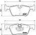 51000102 Колодки гальмівні (задні) BMW 1 (F20-21)/2 (F22-23/F27/F45)/3 (F30-31/F34/F80)/4 (F32-33/F36) 11- ASHIKA підбір по vin на Brocar