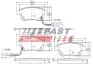 FT29523 Колодки гальмівні задні дискові комплект FORD Transit 06-14, Connect 02-13 FAST підбір по vin на Brocar