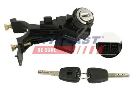 FT82349 Замок зажигания 5 пин FIAT DOBLO 09-н.в, Punto 05-18, OPEL COMBO 11-18 FAST подбор по vin на Brocar