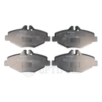 BP12127 Колодки гальмівні (передні) MB E-class (W211/S211) 02-09 (+датчики)) OPTIMAL підбір по vin на Brocar